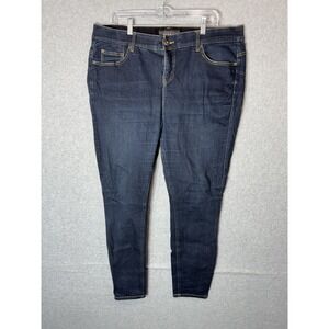 Torrid Jeans Womens‎ 18R Blue Bombshell Skinny Premium Stretch Dark Wash Denim